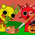 Halloween Sprunki Coloring Book